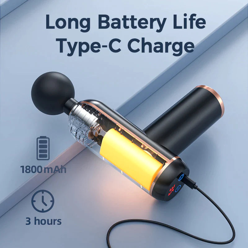 Massage Gun Portable Percussion Massager for Deep Tissue Muscle Relaxation