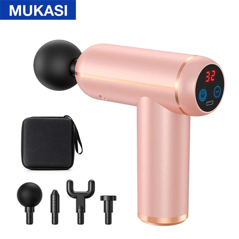Massage Gun Portable Percussion Massager for Deep Tissue Muscle Relaxation