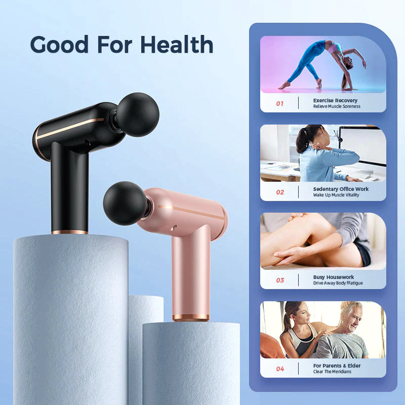 Massage Gun Portable Percussion Massager for Deep Tissue Muscle Relaxation