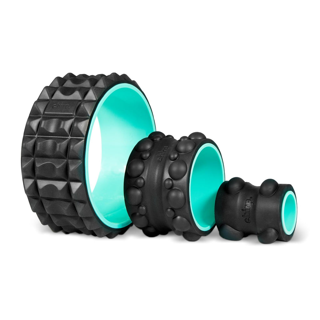 Chirp Wheel XR 3 Pack Mint Muscle Roller for Back Relief 