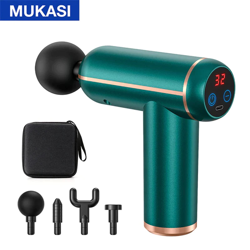 Massage Gun Portable Percussion Massager for Deep Tissue Muscle Relaxation
